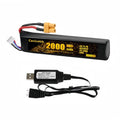 Cecicebb Airsoft Battery 11.1V 2000mAh 30C Rechargeable LiPo Battery with XT30 Connector for Airsoft Rifle