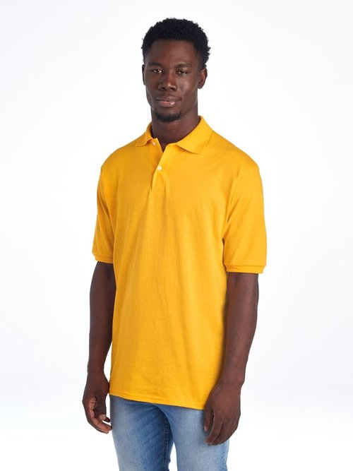 Jerzees Men's SpotShield Polo Shirts - Stain Resistant | Sizes S-5X for Ultimate Comfort
