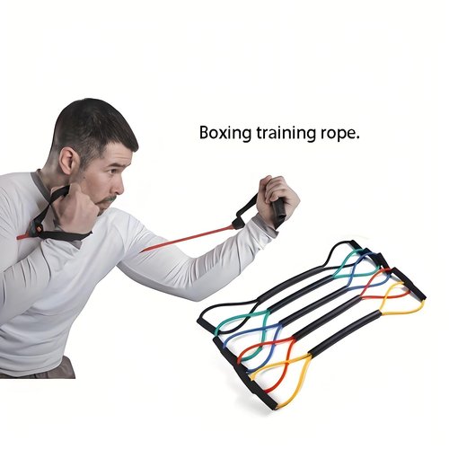Boxing Resistance Bands for Strength and Speed Training, Boxing Training Equipment with Varied Resistance Levels Enhance Your Boxing Skills Fit for Fighters, Athletes and Fitness (Red(20LB))