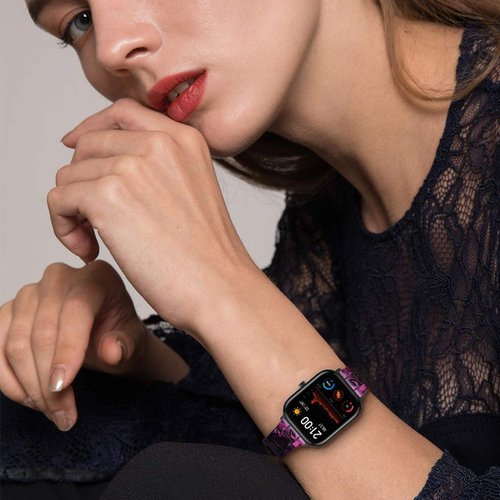 FitTurn Resin Bracelet Compatible with Hero Band III,FITVII,Donerton, Misfit Vapor,Popglory, KALINCO,CanMixs P22, AGPTEK LW31 Band for Women Replacement Bracelet Strap Metal Stainless Steel Buckle