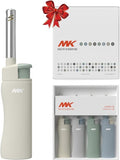 MK Candle Lighter - Butane Refillable Wind-Resistant Flame | 4-Pack for BBQ, Camping, Outdoor Use
