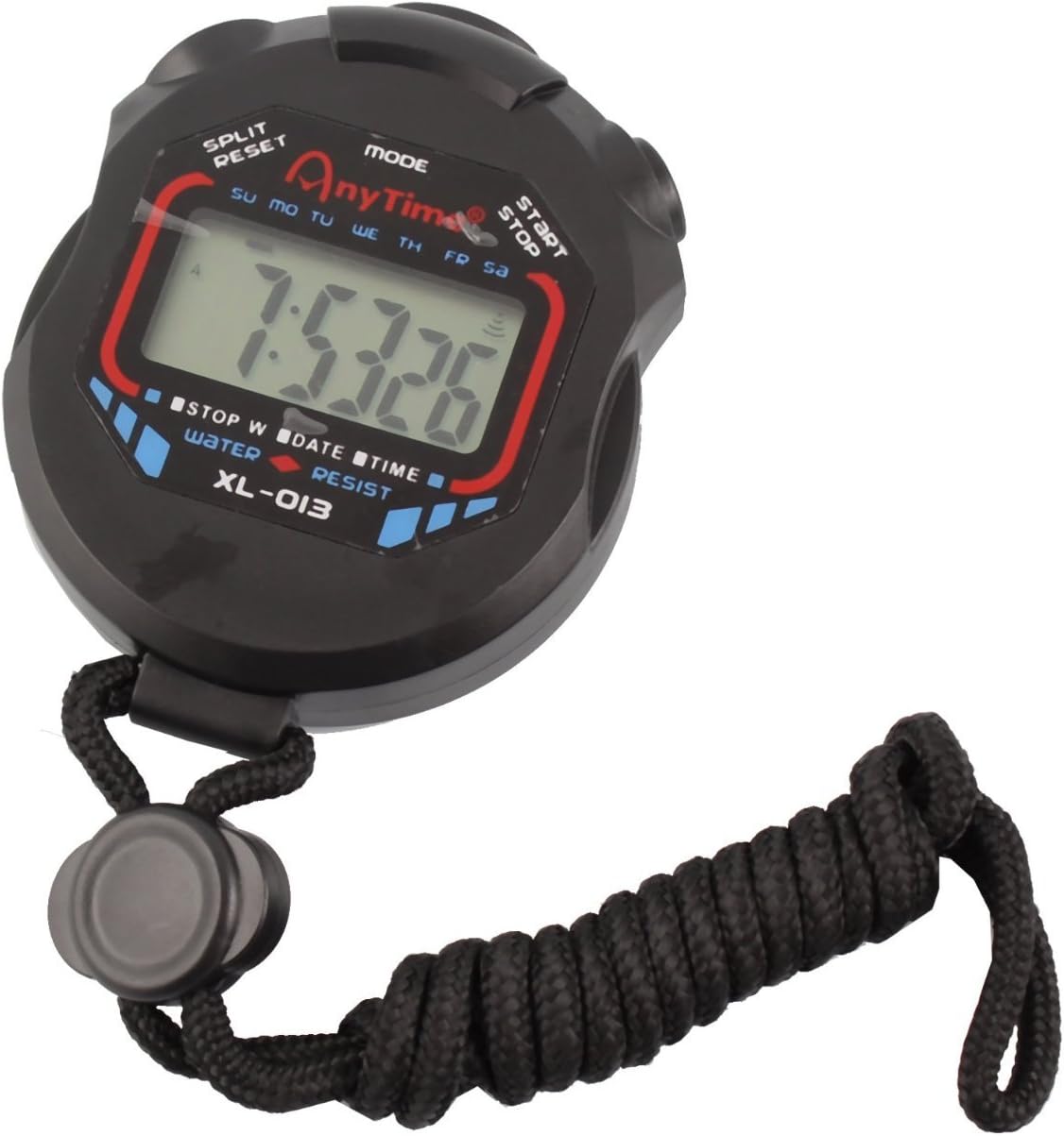 Skiennix Waterproof Sports Stopwatch Timer - Multi-Function with Large Display, Date, Time & Alarm