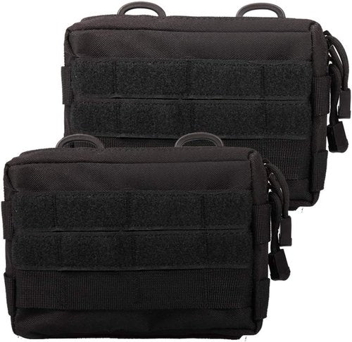 MOLLE Pouches - Tactical Water-Resistant Utility Gear | 2-Pack Compact EDC Pouches