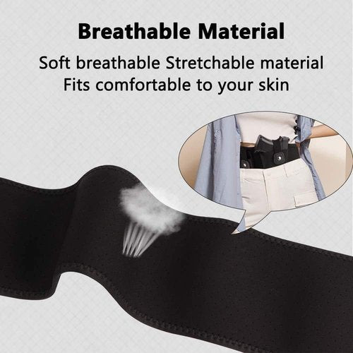 Comfortable Belly Band Holster by [Brand Name] - Breathable Neoprene Fits Glock, Smith Wesson & More