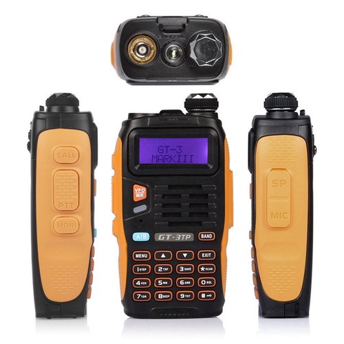 BaoFeng Pofung GT-3TP Mark-III+Speaker Tri-Power 8/4/1W Two-Way Radio with Speaker Mic Included