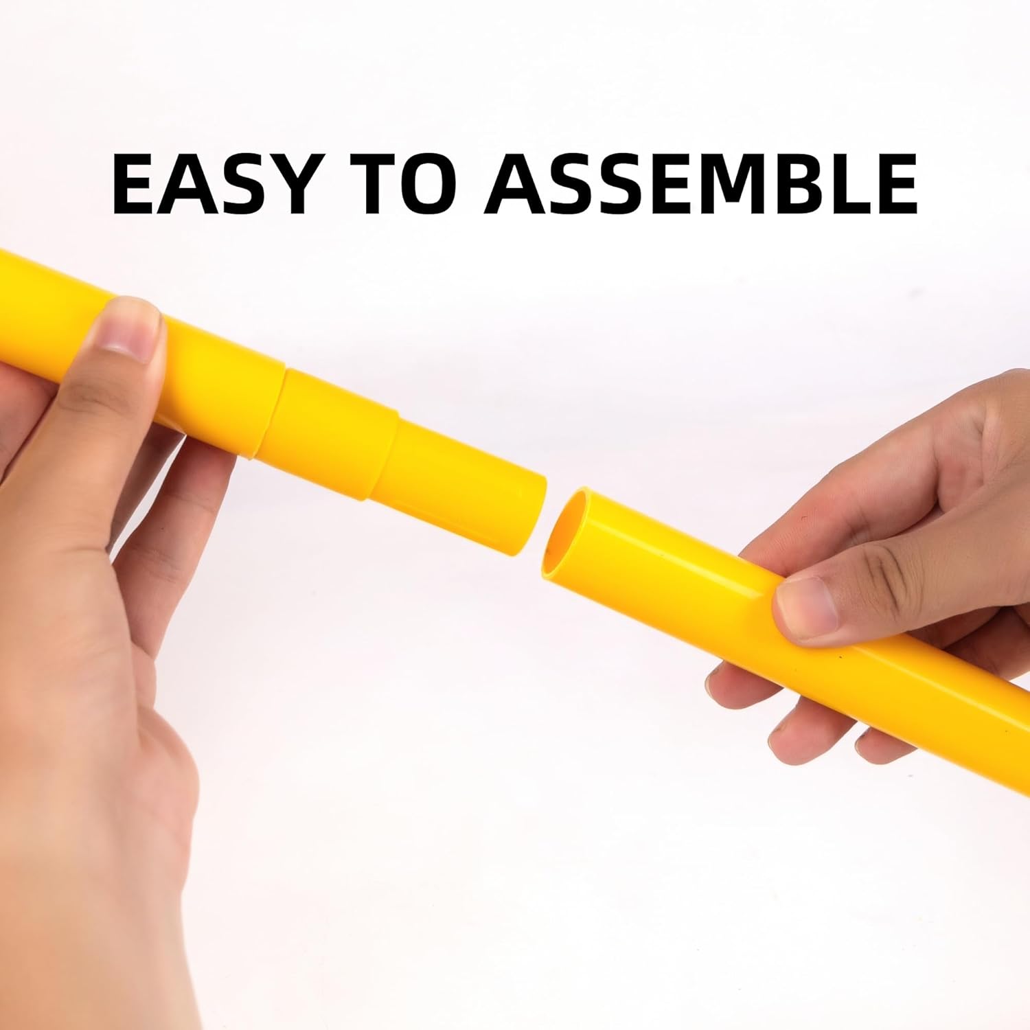 Skiennix 5FT Agility Training Poles - Adjustable Speed & Agility Equipment for Soccer, Basketball, Dogs & Horses | Includes Ground Spring Nails & Storage Bag