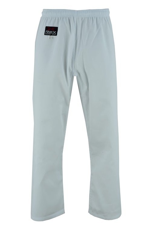 Rex Sports Karate Uniform for Kids & Adults Lightweight Student Karate Gi Martial Arts Uniform with Belt (White, 1)