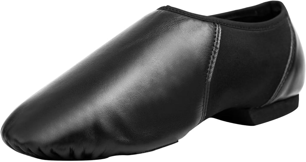Skiennix Jazz Shoes - Soft Vegan Leather Dance Slippers for Kids | Toddler to Big Kid Sizes