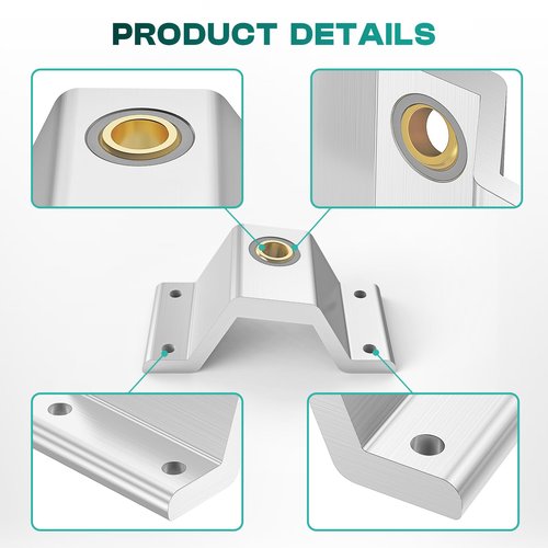 DRIVE UP Golf Cart Accelerator Bearing Brackets for Club Car DS 1981-2011 Golf Carts, Club Car DS Accelerator Rod Bracket OEM 1011694