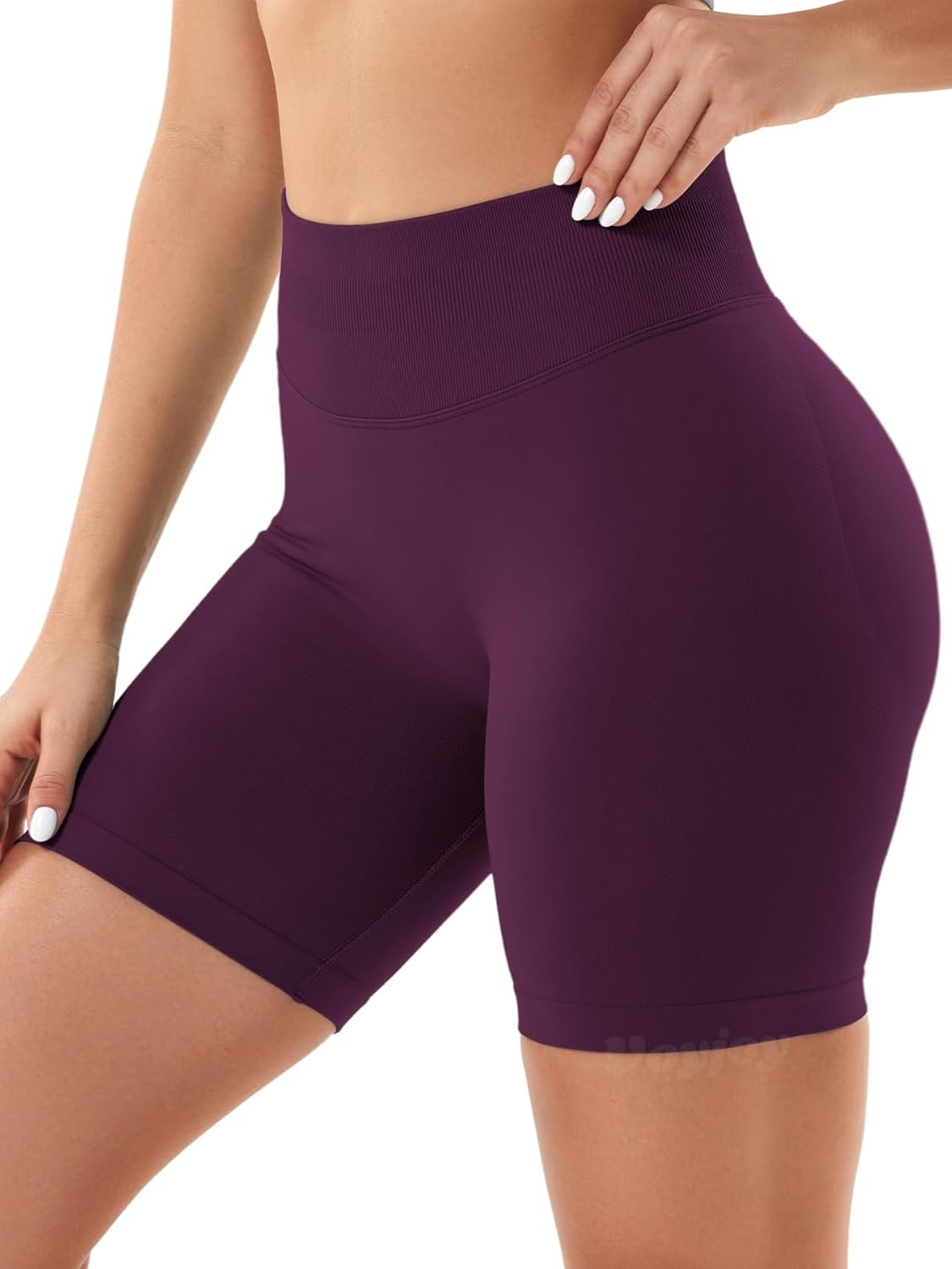 VOYJOY Women's Workout Shorts - Scrunch Butt Lifting Seamless Biker Shorts | 2.5" to 6" Sizes