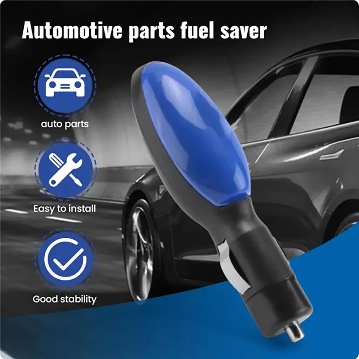 2 Pcs Fuelsync Gas Saver, 2026 New Fuel sync Drive Farther Save More Fuel Portable Plug and Play Energy Economy Device, Automotive Spill Saver for Filling Gasoline Lubricants Water Diesel