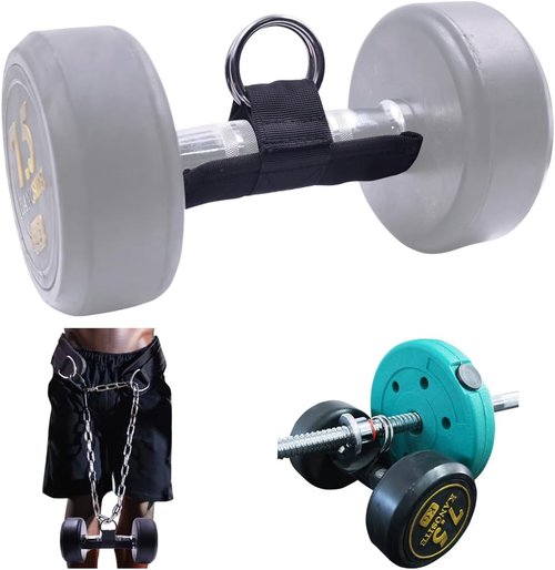 J Bryant Loading Dumbbell Strap - Enhance Your Dip Belt & Squat Workouts | Weightlifting Accessory