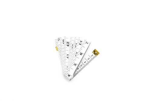 GDMINLO Soft Tape Measure - Flexible 60-Inch Body Sewing Ruler for Weight Loss & Medical Use | White