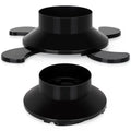 2 Pack Propane Tank Holder, Portable Propane Tank Stand Cylinder Base for 1lb/MAPP Gas Cylinders,Foldable Small Fuel Gas Bottle Stabilizer,Accessory for Camping Stoves Heaters Burners Torches Lanterns