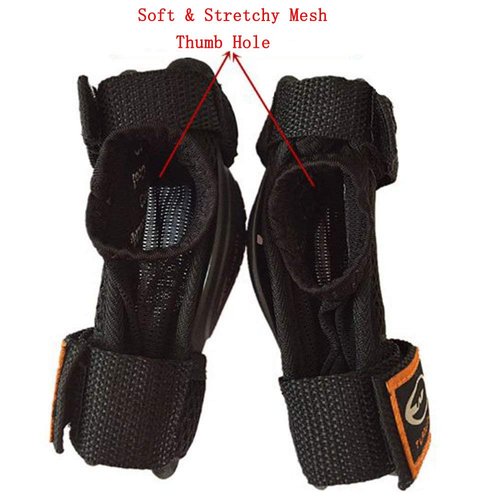 CTHOPER Wrist Guards, Wrist Palms Protective Gear Gloves for Roller Skating, Snowboarding, Skating, Skiing, Motocross, Biking (L)