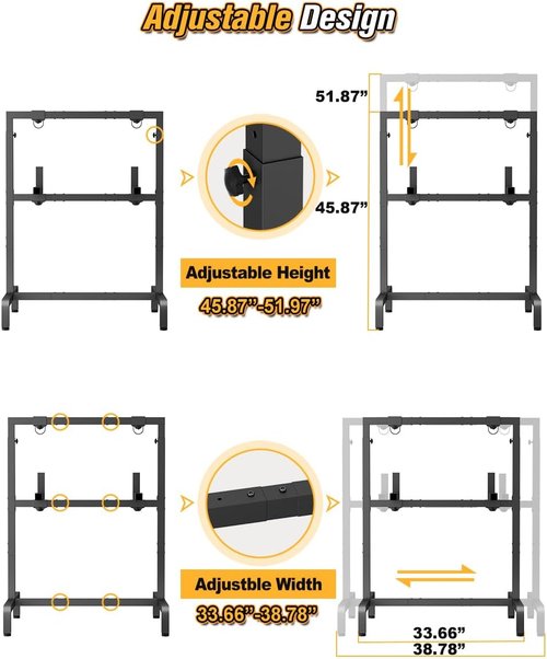 Adjustable Archery Target Stand - Portable Holder for Foam & 3D Targets | Ideal for Indoor/Outdoor Practice