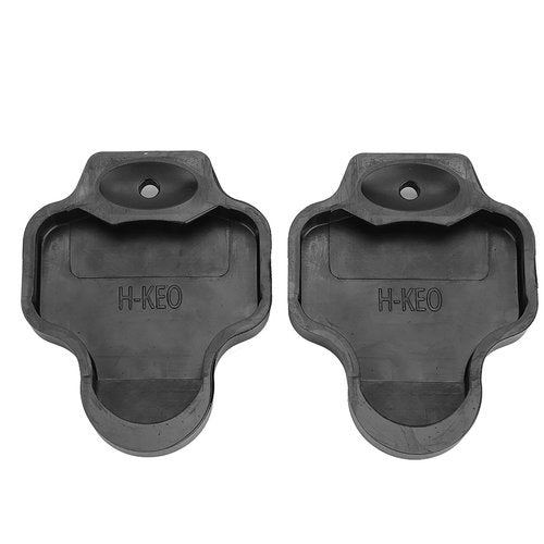Dioche Cleat Cover, Black Rubber Pedal Cleat Protective Cover Riding Shoes Part 1 Pair(H-KEO)