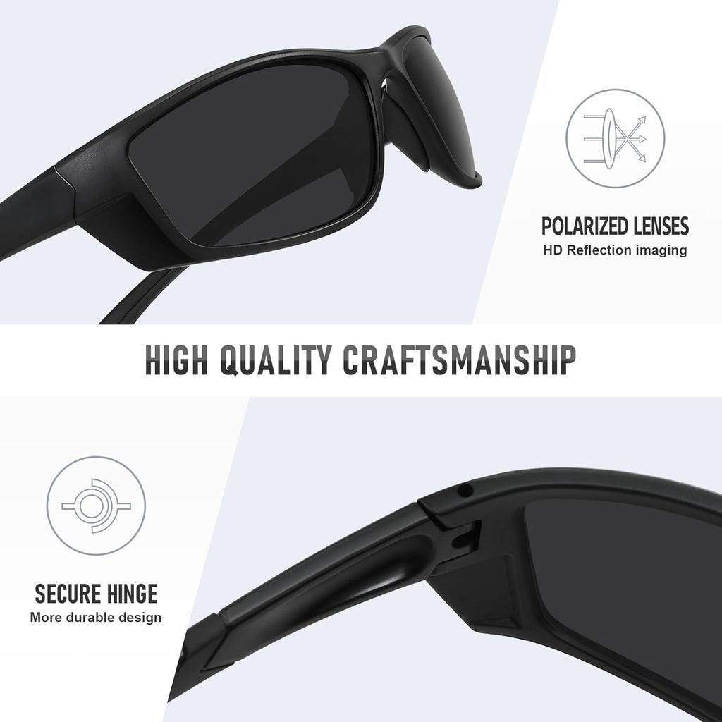 Skiennix Sports Polarized Sunglasses - UV Protection for Men & Women | Ideal for Driving, Running, Cycling, Fishing