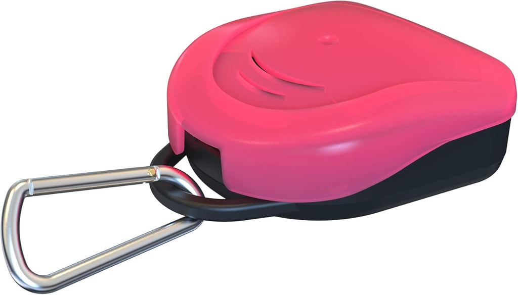 Skiennix Ventilated Protective Mouth Guard Case - Stylish Pink Design for Optimal Safety