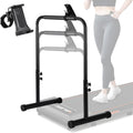 Walking Pad Handle Bar - Adjustable Height Treadmill Attachment with Phone Holder | 27.6" Wide