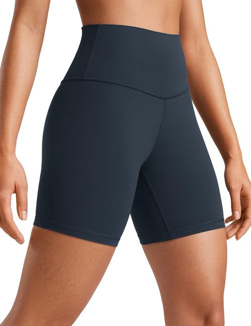 CRZ YOGA ButterLuxe Biker Shorts - High Waisted Spandex for Women | Perfect for Running & Yoga