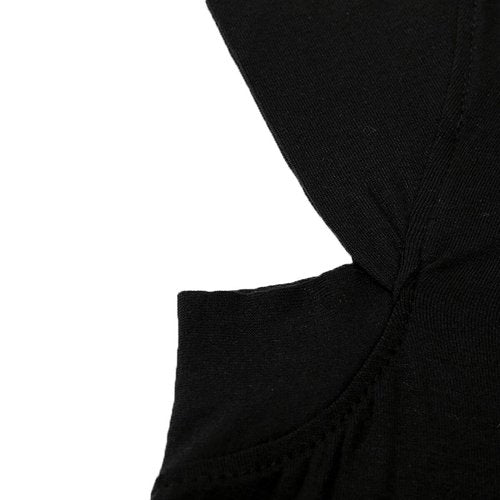 Hophor Women Slouchy Beanies Cap Soft Hijab Cap Under Scarf for Women Muslim Jersey Hijab Undercaps(Black+Black)
