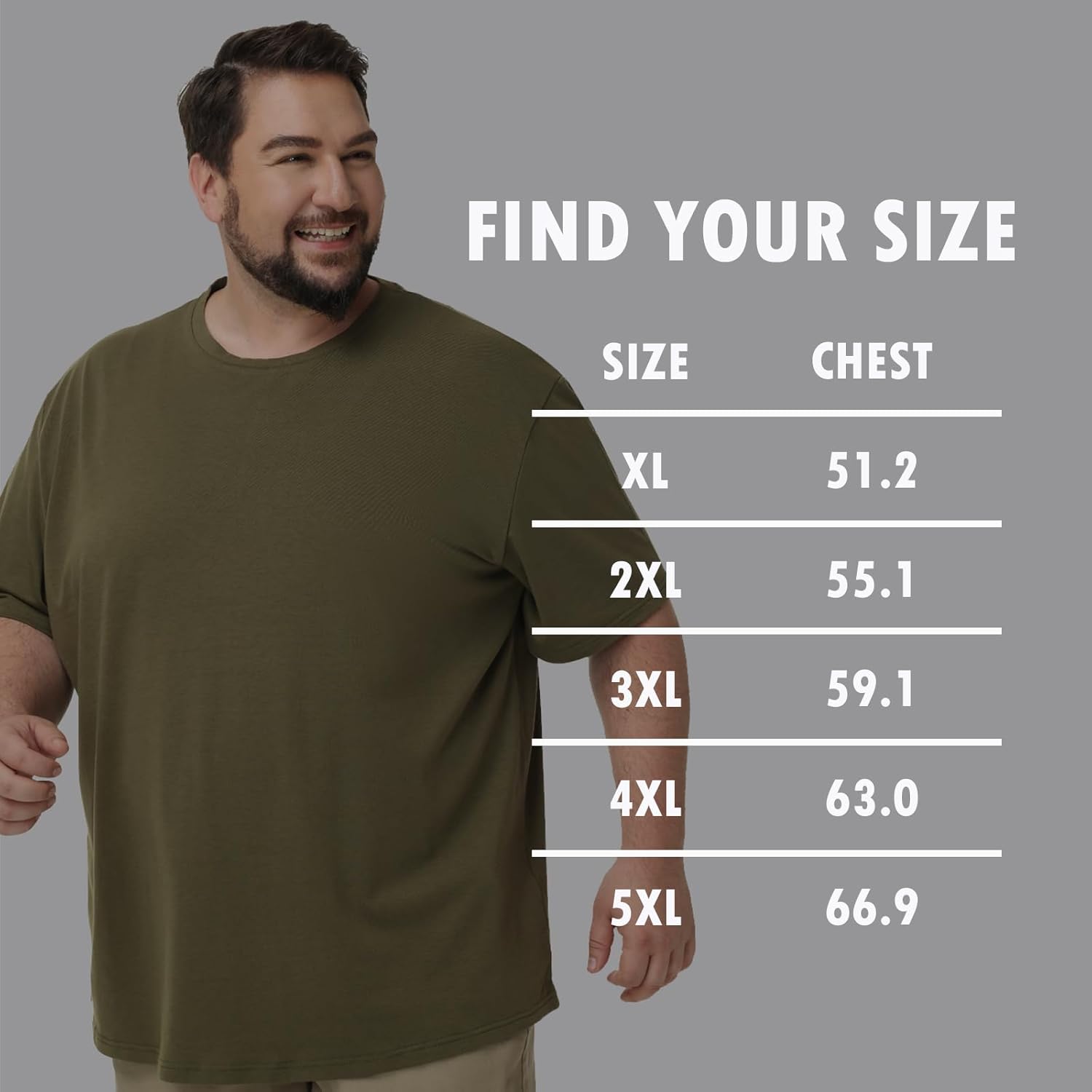 TEZO Men's Big & Tall Oversized T-Shirts - Classic Relaxed Fit Casual Tees | 3 Pack