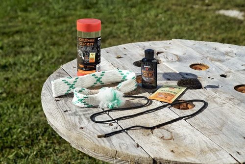 Hoppes Boresnake CLP Cleaning Kit for 12 Gauge Shotgun, Gun Snake for Gun Cleaning Kit (210012)