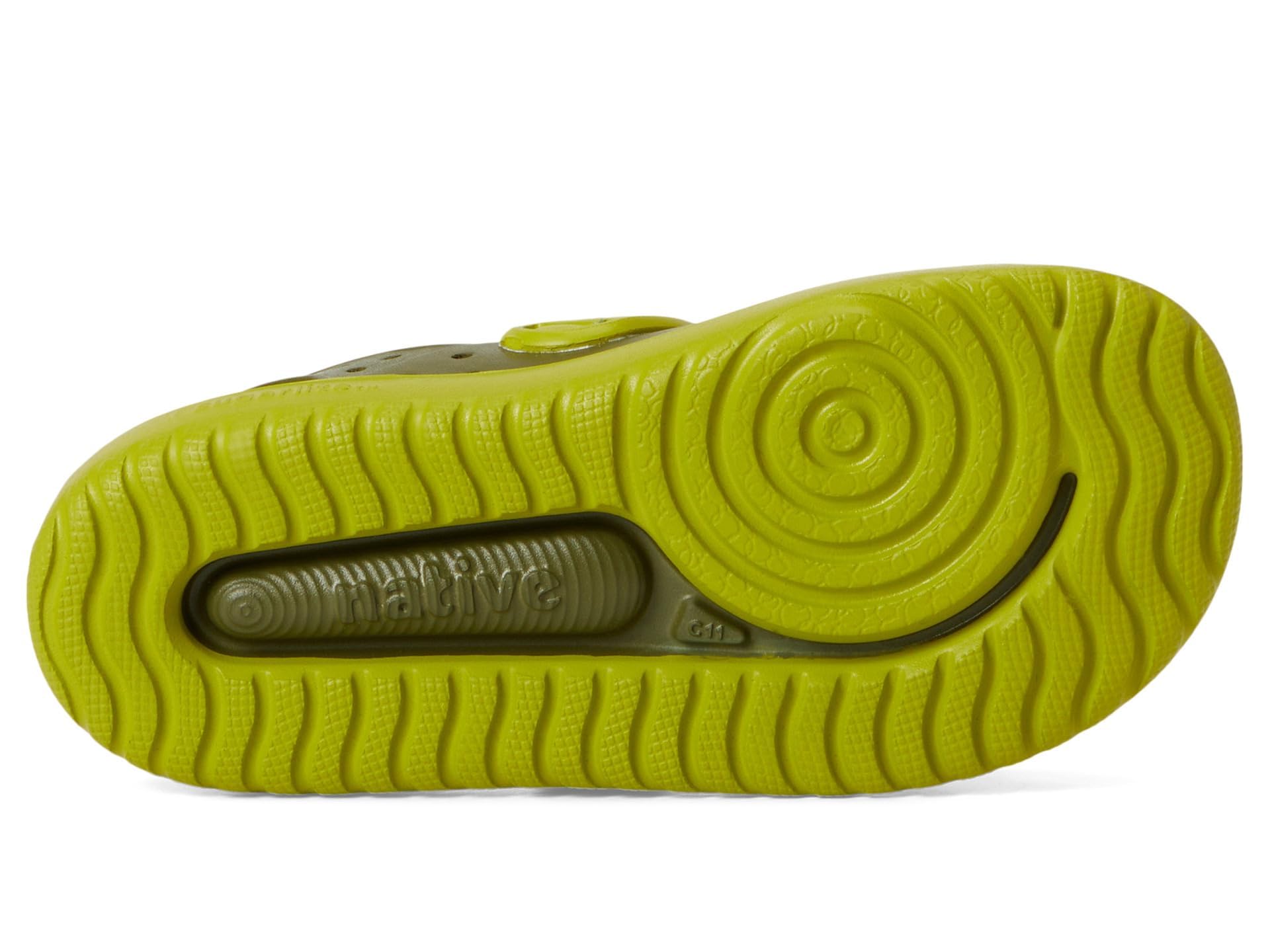 Native Shoes Unisex Kid Chase (Toddler) Rookie Green/Seaweed Green 5 Toddler Medium