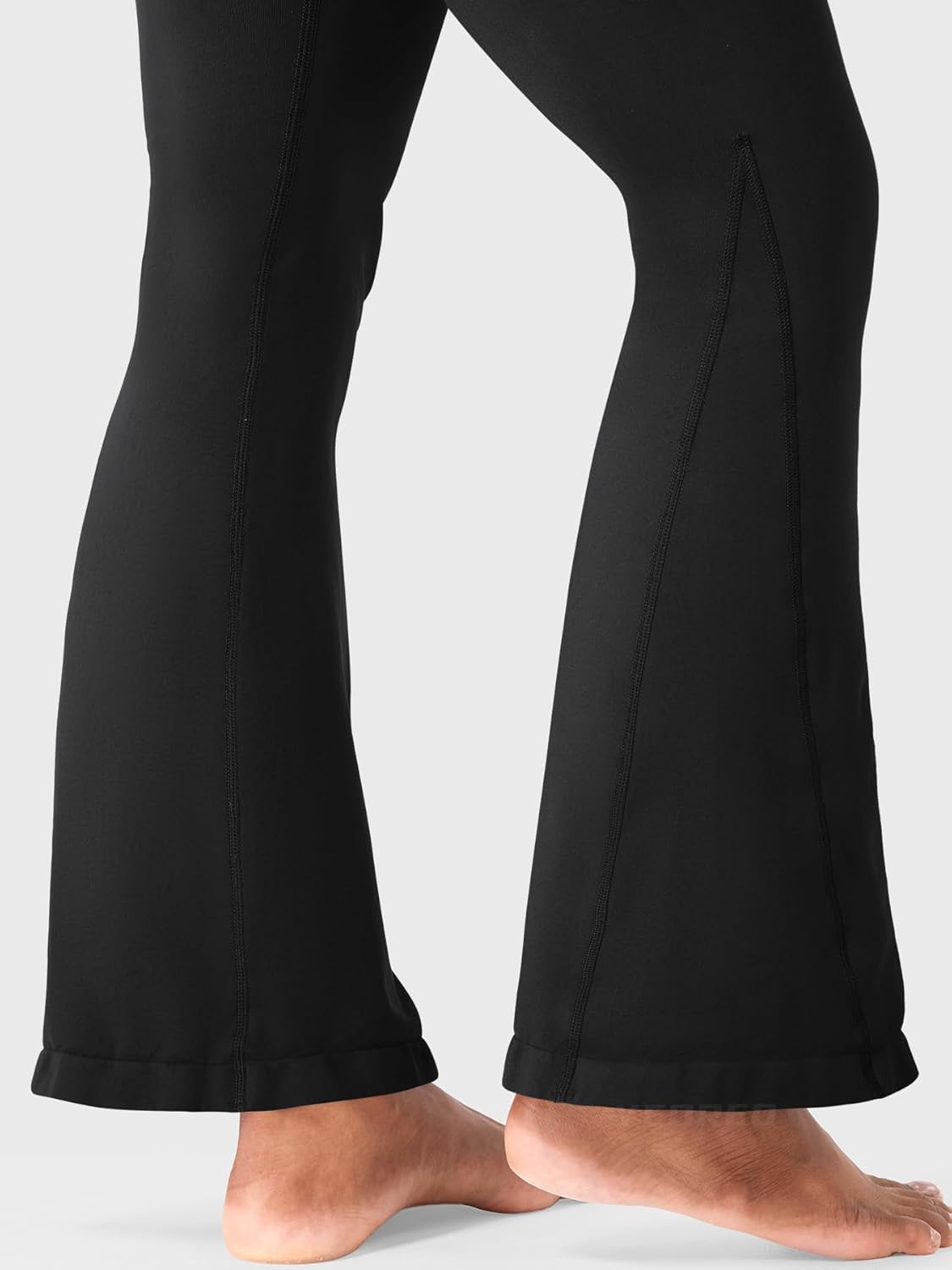 YEOREO Mini Flare Leggings for Women - High Waisted Seamless Gym Pants | 30" Brinklie Yoga Style