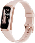 Skiennix Fitness Tracker - Heart Rate & Blood Oxygen Monitor | 20+ Sports Modes, Smart Watch for Android/iOS (Pink)