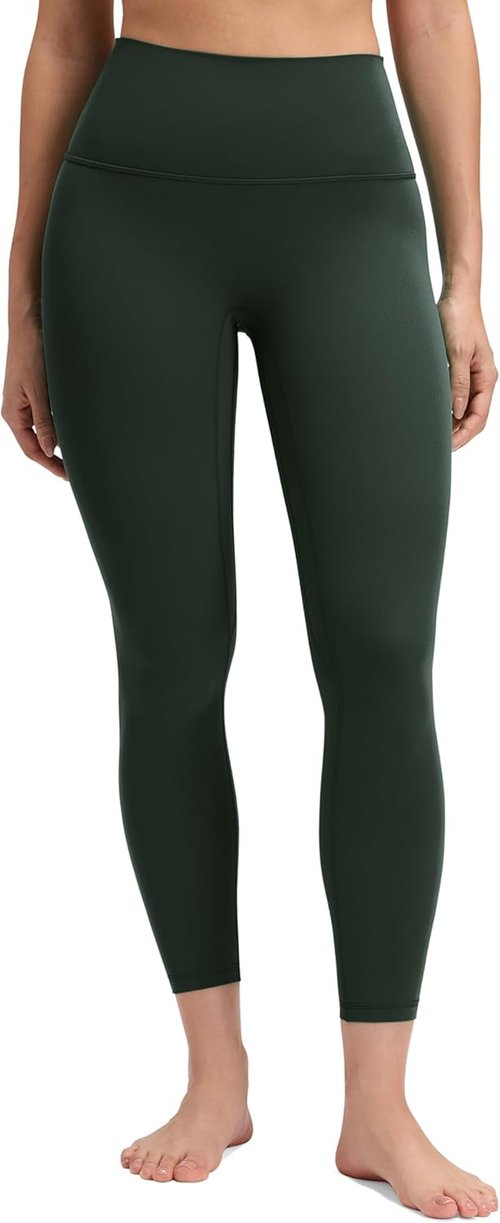 CRZ YOGA Yoga Leggings - Buttery Soft No Front Seam Design | High Waisted 25" for Ultimate Comfort