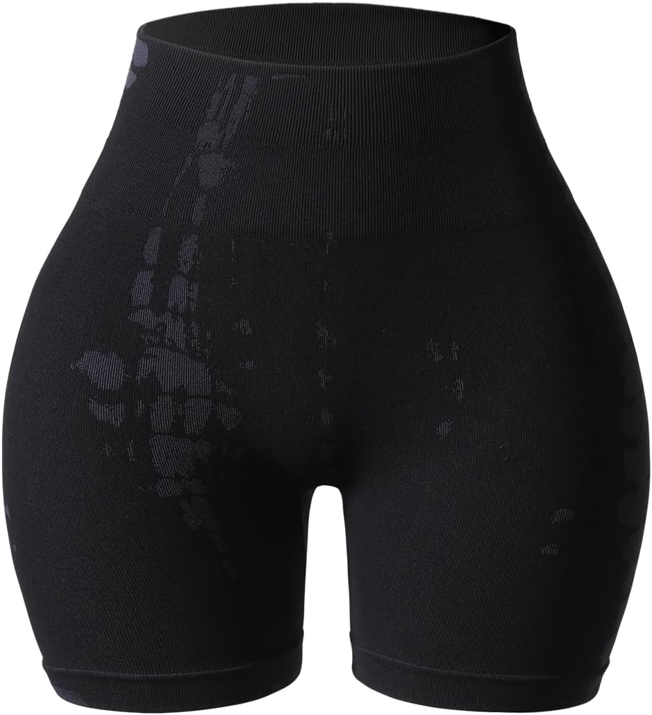 AUROLA Workout Shorts for Women - Seamless Scrunch Design with Tummy Control | Squat Proof Ribbed Activewear