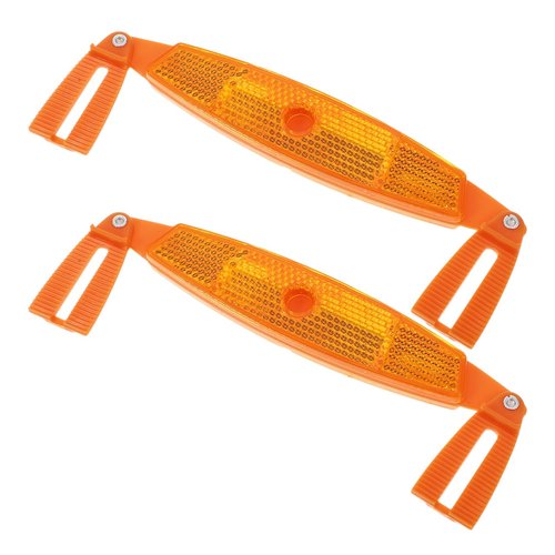 GOOHOCHY Bike Spoke Reflectors for Wheels Bicycle Wheel Reflectors Spoke Reflectors Easy Install Bright Reflective Accessories for Night Riding Safety 9.05 Inch