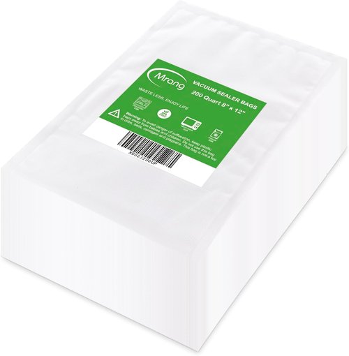 FoodSaver Vacuum Sealer Bags - 200 Quart, 8x12 Inch, Heavy Duty, BPA Free for Meal Prep & Sous Vide