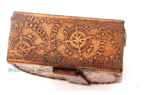 Pocket Brass Compass, Nautical Navy Compass for Camping, Travelling, Hiking, Boating, Gifting Compass for Wedding, Birthday, Anniversary, Valentine’s Day for Loved Ones with Imprinted Leather Case
