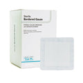 DermaRite's Sterile Bordered Gauze Dressing with Adhesive Border - Flexible Non-Linting Material, First-Aid, Individually Packaged - 2 in. x 2 in., 1 Count, 50 Packs, 50 Total