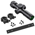 Gotical Combo of 3 | Compatibility Picatinny Rail Mount Built specifically for Savage Axis/Axis II/Edge Rifle with Ejection Port Cut-Out & 4x30 AO Compact Scope Objective Lens