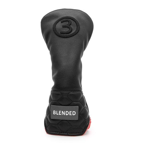 BAIRBRE Golf Club Covers Black Leather 3 Wood Headcover Fariway Wood Head Cover Golf Headcover for All Brand