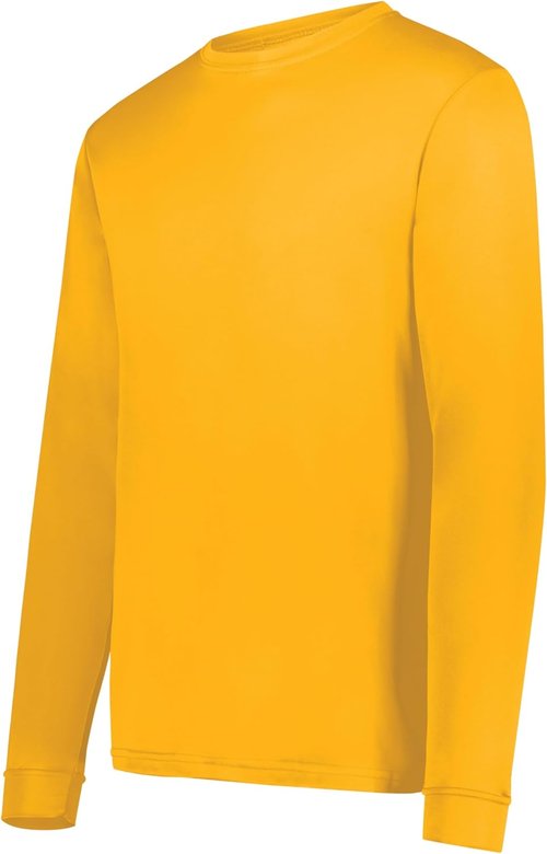 Augusta Sportswear Wicking Long Sleeve Athletic Shirt - Sun Protection for Outdoor Activities