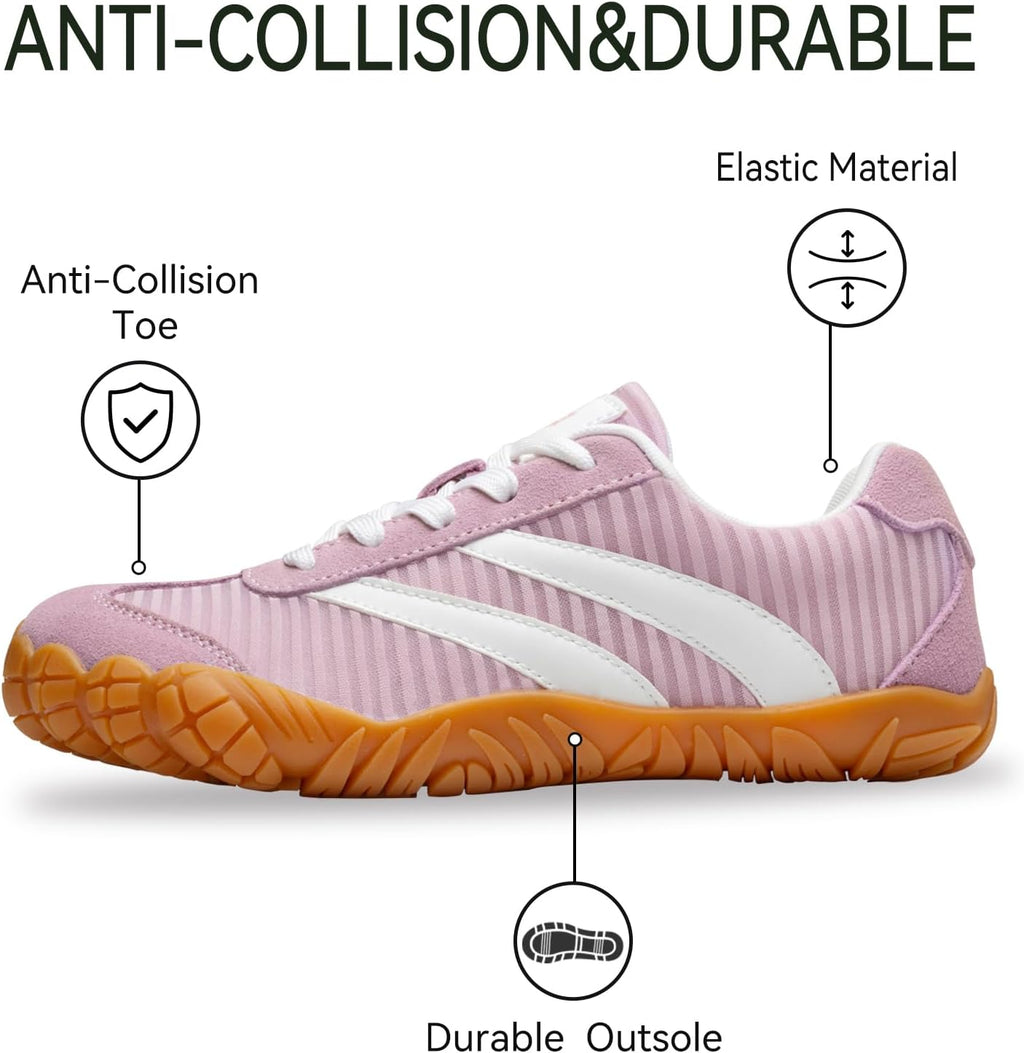 Barefoot Shoes | Women’s Casual Sneakers with Wide Toe Box - Lightweight, Breathable & Comfortable for Walking & Hiking