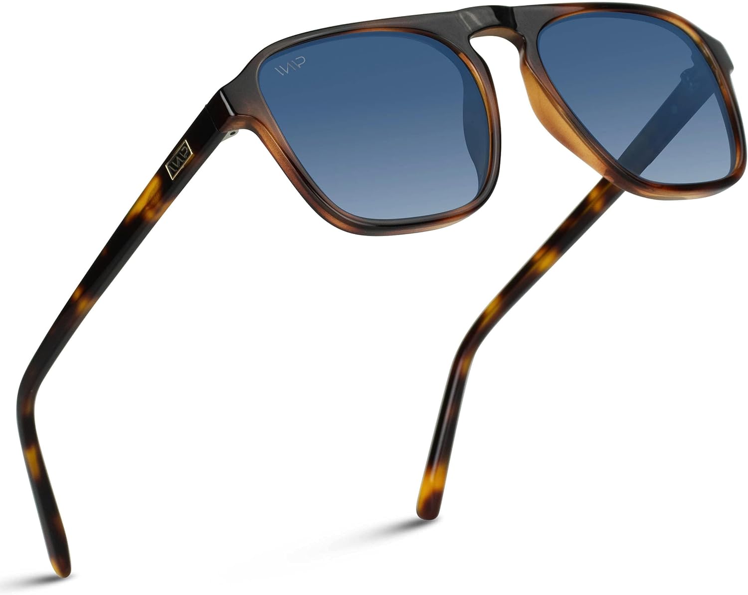 WearMe Pro Polarized Aviator Sunglasses - Modern One-Bridge Design for Men | Stylish & Durable