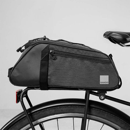 Roswheel Essentials Series 141466 Bike Trunk Bag Bicycle Rear Rack Pack Cycling Accessories Pannier, 8L Capacity