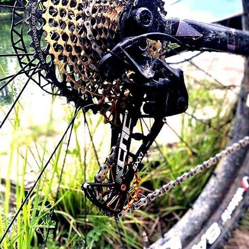 KCNC OSPW Oversized Pulley System Cage - Compatible with SRAM Eagle XX1 X01 GX - Sealed Bearings (Red)