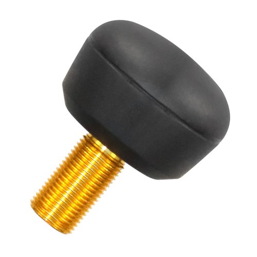 TUOSAMTIN Roller Skate Adjustable Rubber Toe Stoppers, 1 Pair Roller Skates Brake with Screws Replacement Skate Accessories (Black)