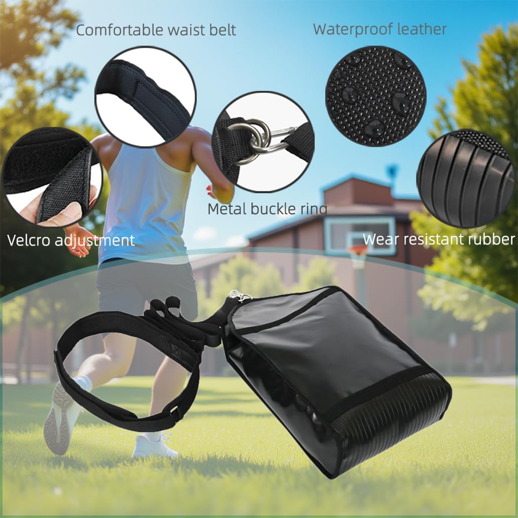 Running Weight Bag Speed Training Sandbag Adjustable Weight Sled Running Training Used for Speed Training for Sprinters with 3 Weight Sandbags