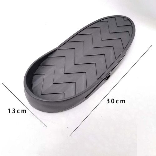 Set of 2Pcs Rowing Machine Foot Pedals Gym Accessory Replacements Good Performance for Indoor Rower 11.8x5inch Textured Surface