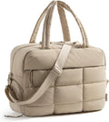 BAGSMART Gym Bag - Water-Resistant Travel Duffel with Shoe Compartment | Medium Desert Color