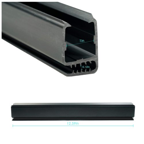 2 PCS Golf Cart Windshield Sash Clips 12.6 Inch Fit 1"x1" Tube for Club Car DS & Precedent Golf Cart ＃1014441-01＃1021630-01＃