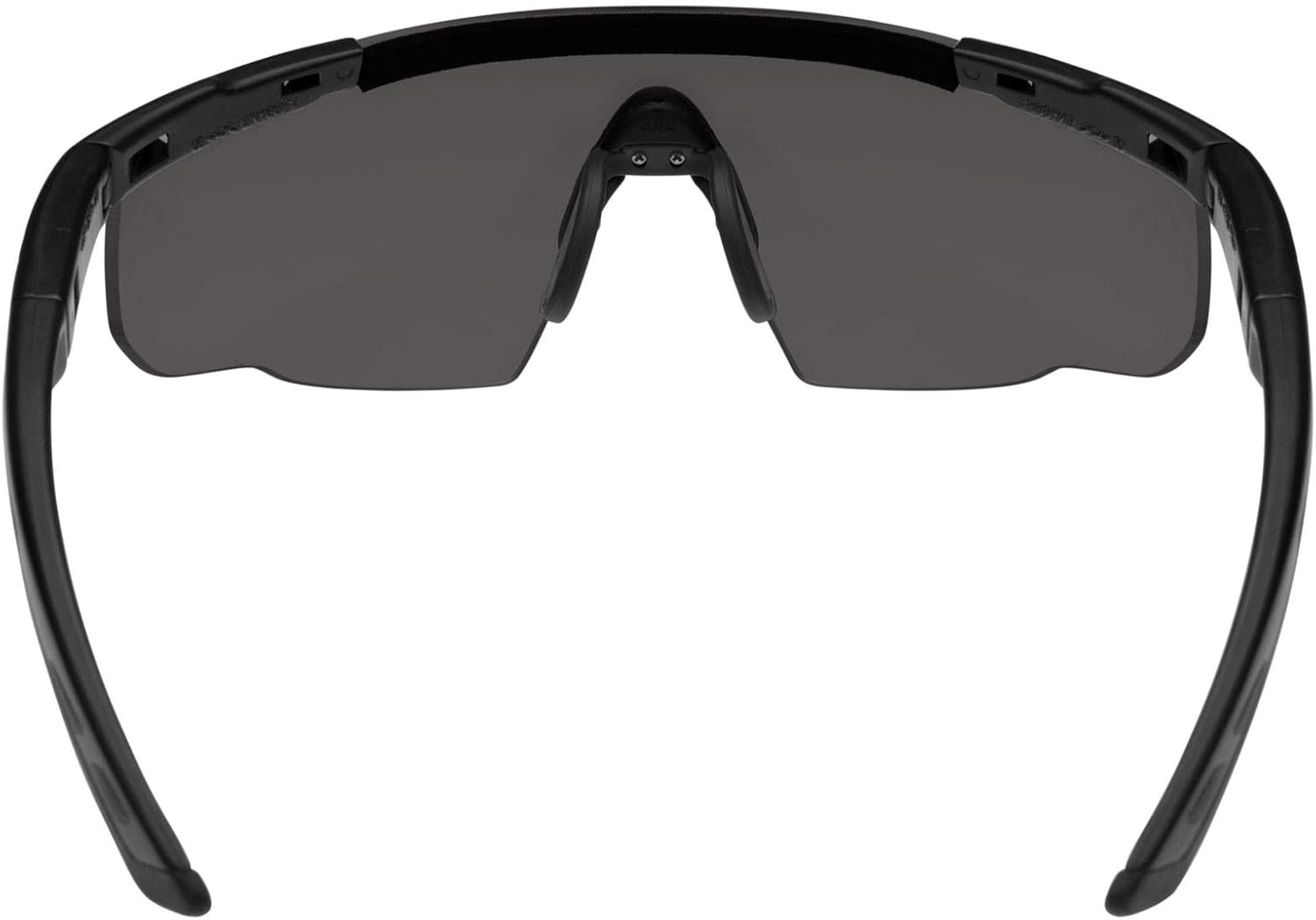 Wiley X Saber Advanced Shooting Glasses - ANSI Z87.1+ Safety Sunglasses for Men & Women | Matte Black Frames, Smoke Grey Lenses